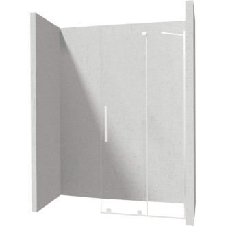 Deante PRIZMA posuvná Walk-In stena, 100x195 cm, biela KTJ_A30R