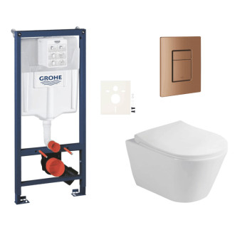 Závesný wc set do ľahkých stien / predstenová montáž Glacera Ava SIKOGRSAVASCDL0