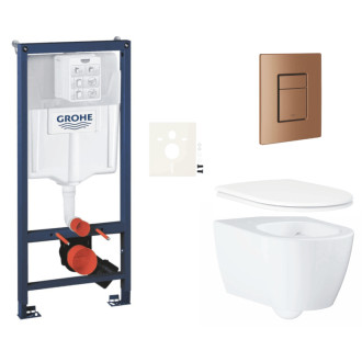 Závesný wc set do ľahkých stien / predstenová montáž Grohe Essence SIKOGRSESSCDL0