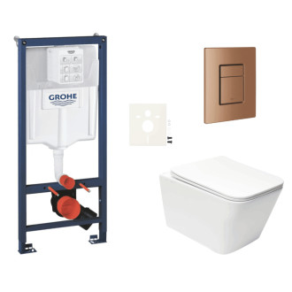 Závesný wc set do ľahkých stien / predstenová montáž Swiss Aqua Technologies Infinitio SIKOGRSIN12SCDL0
