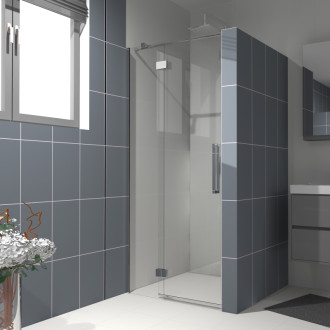 Cersanit Crea sprchové dvere 90x200 ľavé číre sklo S159-005