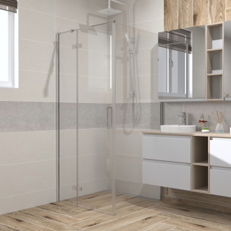 Cersanit Jota sprchovací kút 90x90x195 ľavý číre sklo S160-001