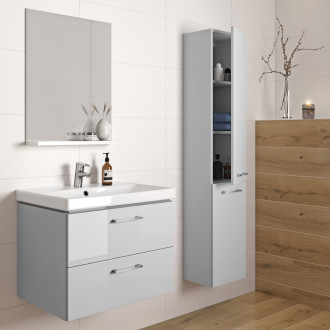 Cersanit Lara skrinka vysoká šedá 150x30 DSM S926-032-DSM