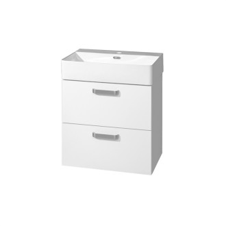 Mereo Leny kúpeľňová skrinka s keramickým umývadlom, biela, 2 zásuvky, 500mm CN810