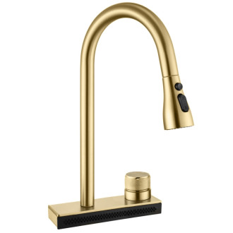 Kuchynská batéria REA CONOR BRUSH GOLD