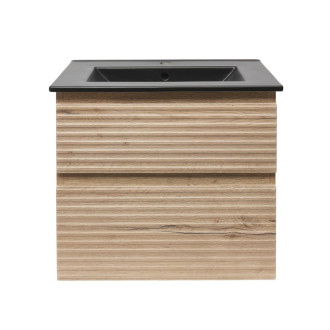 Kúpeľňová skrinka 2 zásuvková s umývadlom Naturel Savona 58x53x44, 8 cm dub Halifax mat SAVONA260DHC