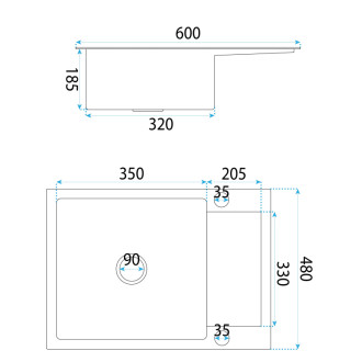 Oceľový drez Paul BRUSH GOLD