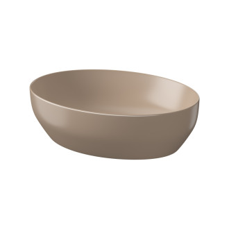Cersanit Larga umývadlo na dosku elipsa 50 brown matt K677-052