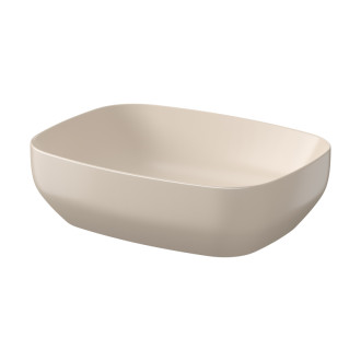 Cersanit Larga umývadlo na dosku obdĺžnik 50 beige matt K677-062