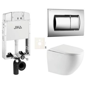 Závesný wc set na zamurovanie SAT SIKOJZREX67CR