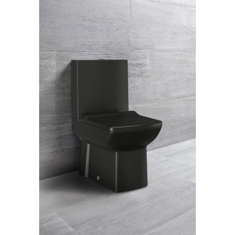 LARA WC kombi, spodný/zadný odpad, čierna mat 60433