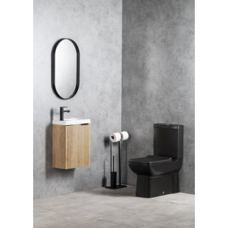LARA WC kombi, spodný/zadný odpad, čierna mat 60433