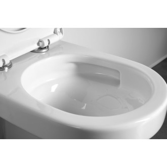 DENICA závesná WC misa, Vortex Rimless, 36x52cm, biela