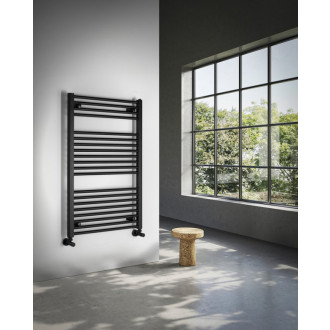 DIRECT vykurovacie teleso s bočným pripojením 600x960 mm, čierna mat