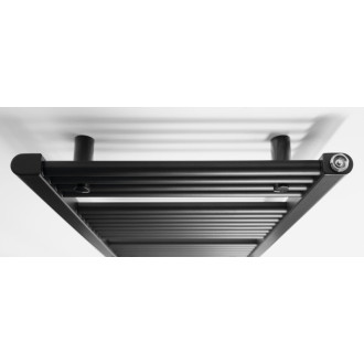 DIRECT vykurovacie teleso s bočným pripojením 450x960 mm, čierna mat