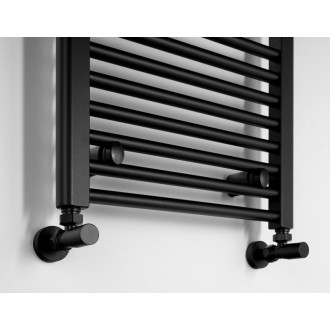 DIRECT vykurovacie teleso s bočným pripojením 450x960 mm, čierna mat