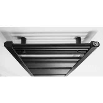 DIRECT vykurovacie teleso s bočným pripojením 450x1320 mm, čierna mat