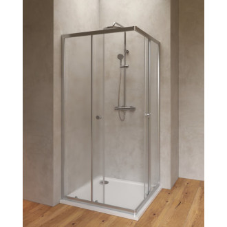 Sprchovací kút štvorec 80x80 cm SAT Project SATBKMUQ80CRCH