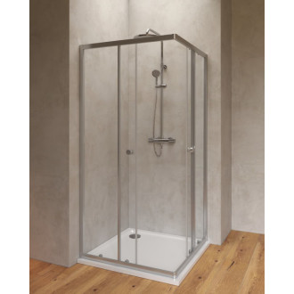 Sprchovací kút štvorec 80x80 cm SAT Project SATBKMUQ80CRT