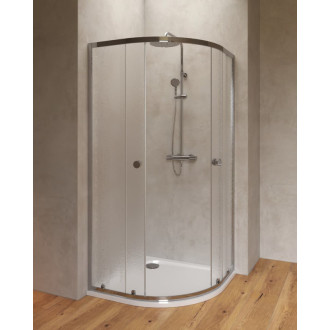 Sprchovací kút štvrťkruh 80x80 cm SAT Project SATBKMUS80CRCH