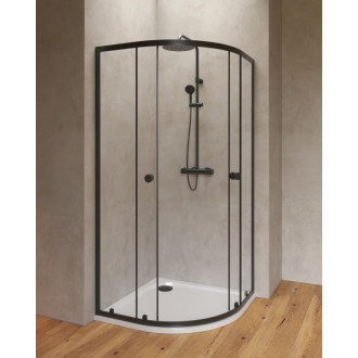 Sprchovací kút štvrťkruh 90x90 cm SAT Project SATBKMUS90CT