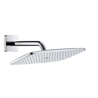 Hlavová sprcha Hansgrohe Raindance E na stenu vrátane sprchového ramena chróm 27376000
