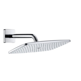 Hlavová sprcha Hansgrohe Raindance E na stenu vrátane sprchového ramena chróm 27376000