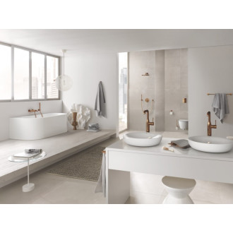 Vysoká umývadlová batéria Grohe Essence New s otočným ramienkom Warm Sunset 32901DA1