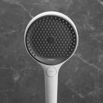 Sprchová hlavica 130 3jet Hansgrohe Rainfinity, matná biela 26864700