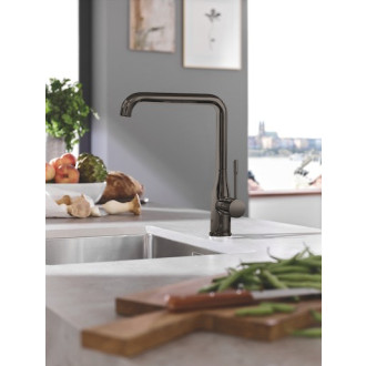 Drezová batéria Grohe Essence New s otočným ramienkom Hard Graphite 30269A00