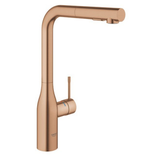 Drezová batéria Grohe Essence New s vyťahovacou spŕškou Brushed Warm Sunset 30270DL0