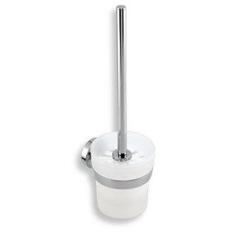 Wc kefa Novaservis Metalia 11 x10 cm biela/chróm 0133,0