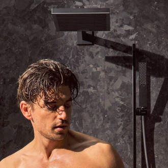 Sprchový set Hansgrohe Pulsify E matná čierna 24371670