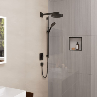 Sprchový set Hansgrohe Rainfinity na stenu matná čierna 28744670