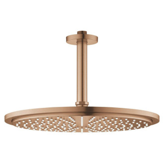 Hlavová sprcha Grohe Rainshower Cosmopolitan Metal vrátane sprchového ramena Brushed Warm Sunset 26067DL0