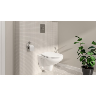 Wc s doskou softclose závesné Grohe Bau Ceramic alpská biela zadný odpad 39351000