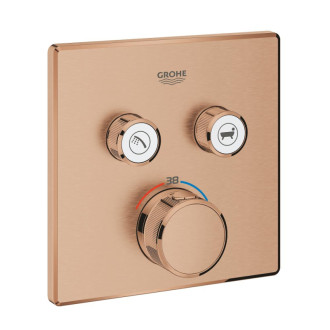 Vaňová batéria Grohe Grohtherm Smartcontrol bez podomietkového telesa kartáčovaný Warm Sunset 29124DL0