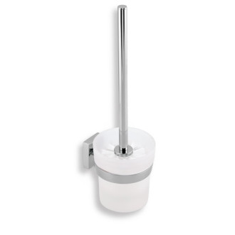 Wc kefa Novaservis Metalia 12 x10 cm biela/chróm 0233,0