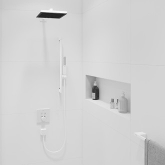 Sprchový set Hansgrohe Pulsify E na stenu matná biela 24370700
