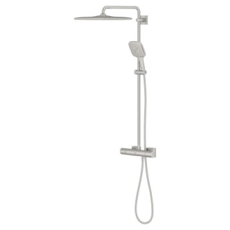 Sprchový systém Grohe Rainshower System na stenu s termostatickou batériou supersteel 26837DC0
