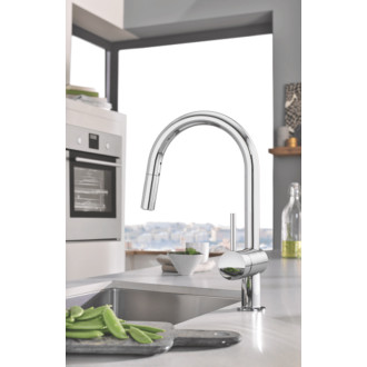 Drezová batéria Grohe Minta s vyťahovacou spŕškou chróm 32321002