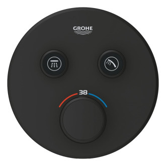 Vaňová batéria Grohe SmartControl bez podomietkového telesa phantom black 29507KF0