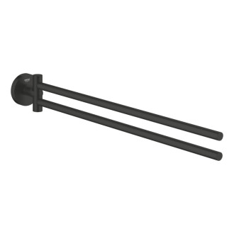Držiak uterákov Grohe Essentials čierna mat 1024672430
