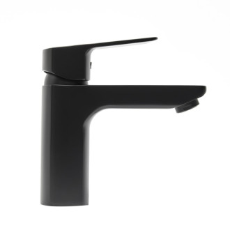 Umývadlová batéria SAT Cube Way bez výpuste čierna matná CU271MC