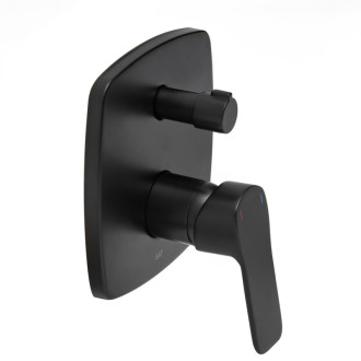 Vaňová batéria SAT Cube Way vrátane podomietkového telesa čierna matná CU215C