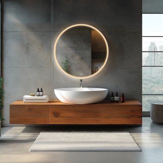 Zrkadlo so senzorom Nimco 80x80 cm biela ZPB28002RVX05