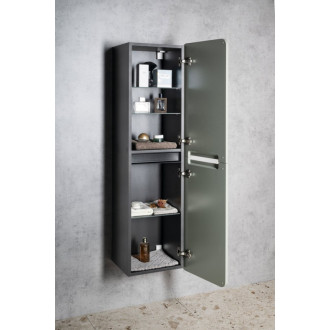 KERALA skrinka vysoká 38x143x32cm, 2x dvierka, ľavá/pravá, antracit matný KR350-3434 58770