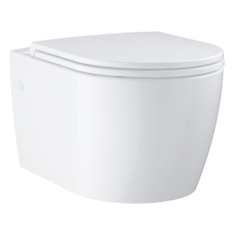 Wc s doskou softclose závesné Grohe Bau Ceramic alpská biela 103860SH00