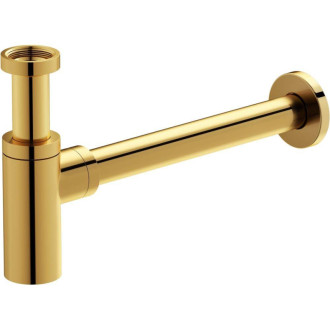 Cersanit Inverto umývadlový sifón oválny zlatá S951-714