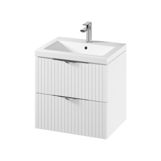 Cersanit Set C142 Tirso 60 biela mat skrinka a umývadlo S801-545